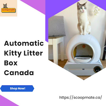 ScoopMate Automatic Self-Cleaning Litter Box - A hassle-free solution for cat owners in the USA.