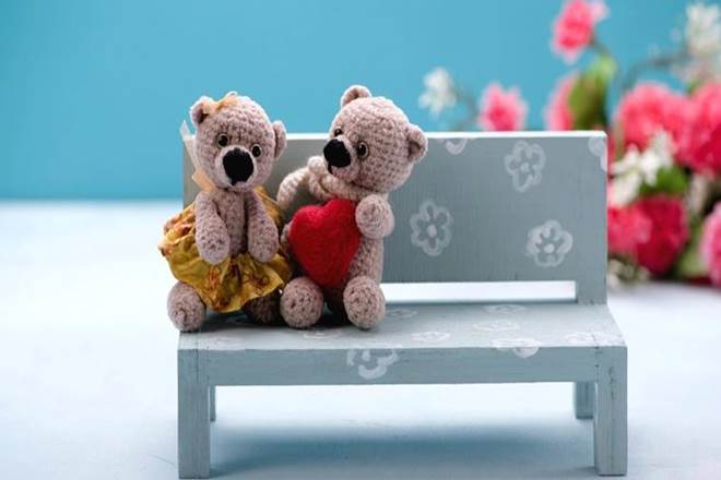 Beautiful Teddy Bear Couple Picture