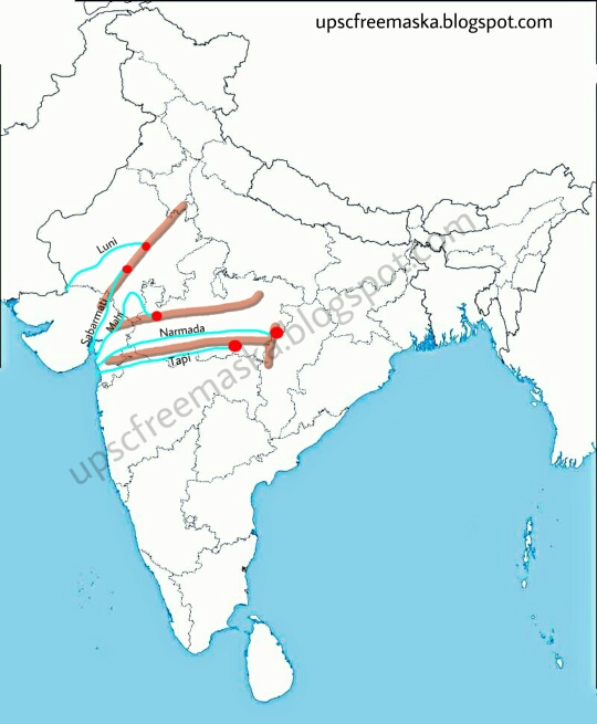Peninsular river of India (Both East and West flowing) UPSC