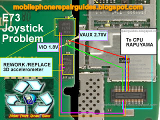 nokia e73 not working optical joystick repair