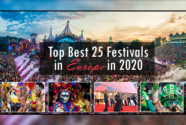 Top Best 25 Festivals in Europe in 2020