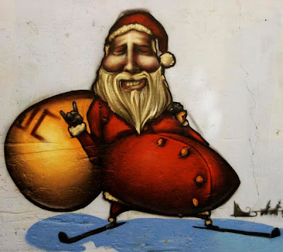 Christmas Graffiti Art 