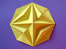 Origami Stella in ottagono 2 - Octagonal Star 2 by Francesco Guarnieri