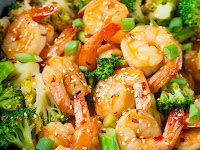 SZECHUAN SHRIMP AND BROCCOLI