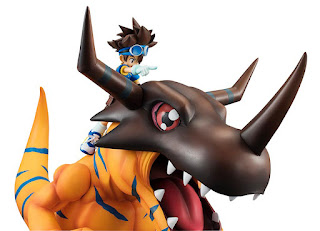 GEM Figure Greymon & Tai Kamiya / Yagami Taichi from Digimon Adventure, Megahouse