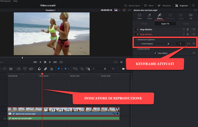 Come far andare un video a scatti con DaVinci Resolve  --- (Fonte immagine: https://blogger.googleusercontent.com/img/b/R29vZ2xl/AVvXsEg1lliCnppDZf7oY20QF3P2GC1PXDiHzReRbCDJit8KhXEstGUg-AKT0v3OMRNBxinNND88H1llMptCd3jAS8NjZym7cWdPNmQ8l_IHIS-VrgLDScOWs5OnhZ5mdUpaBGbQV_88_RQyS0e64CR2xcC7-Db0Dfqah4C25eQCocJasdqeZBEHmrQHgOqv5KZq/s1600/attivare-keyframes-stop-motion.jpg)