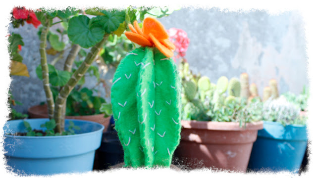 Cactus de fieltro
