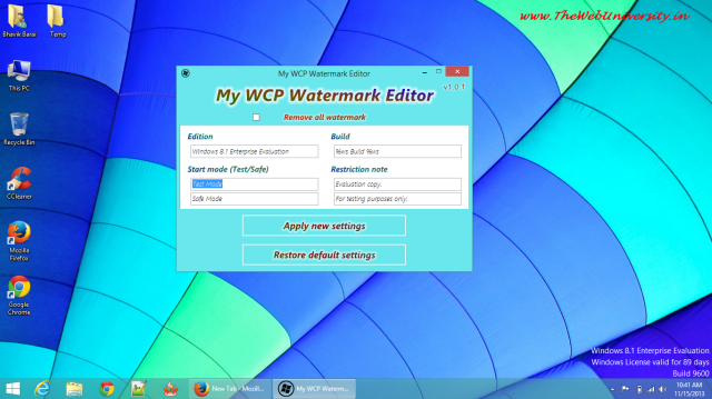 How To Remove Watermark From Windows 81 Enterprise Evaluation