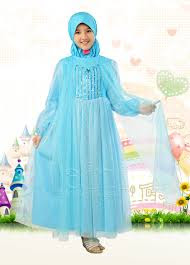 Model Baju Muslim Pesta Terbaru Anak Perempuan