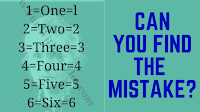 It is the picture puzzle in which your challenge is find the mistake in the given puzzle images