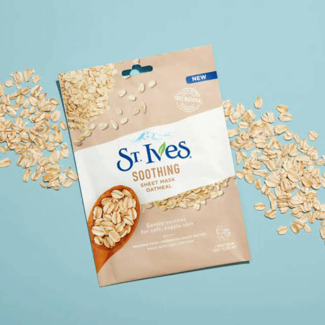 Review St. Ives Soothing Sheet Mask Oatmeal