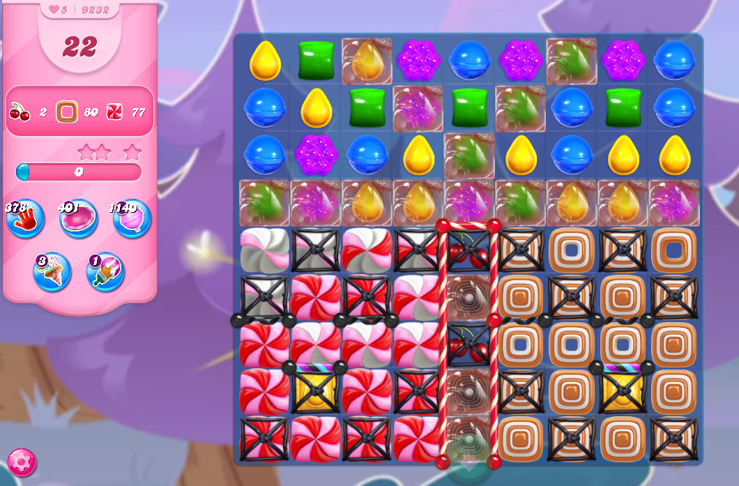 Candy Crush Saga level 9232