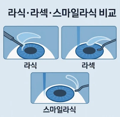 라식·라섹·스마일라식 비교, 수술 전 꼭 알아야 할 장단점 총정리