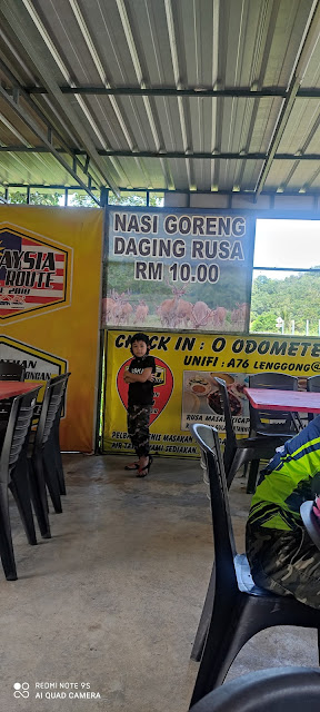 Makan Daging Rusa di Route A76 Sumpitan Lenggong, Route A76 Lenggong, Pitstop A76 Lenggong, daging rusa lenggong, kedai makan daging rusa sedap,