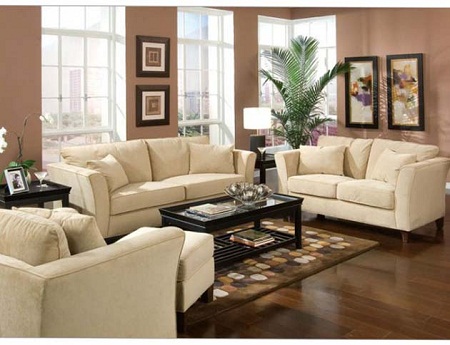 Apartment Decorating With Brown Furniture