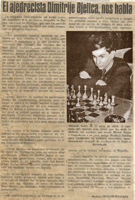 Entrevista a Dimitrije Bjelica en 1960