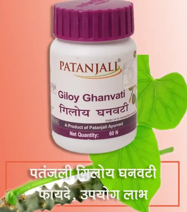 पतंजलि गिलोय घनवटी के फायदे घटक Patanjali Giloy Ghanvati Benefits Hindi