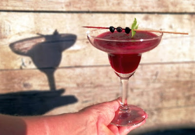 Blueberry Lovage Margarita