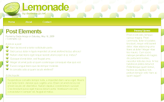 Lemonade Template Blogger
