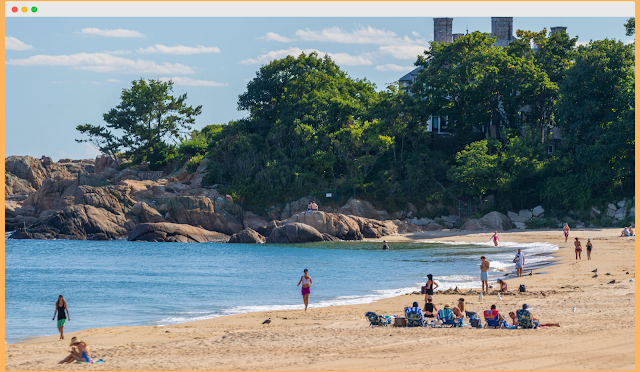 people relaxing at singing beach