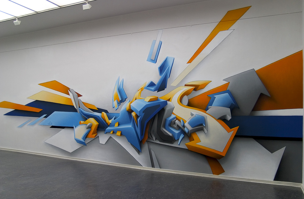 3D Graffiti Art Style