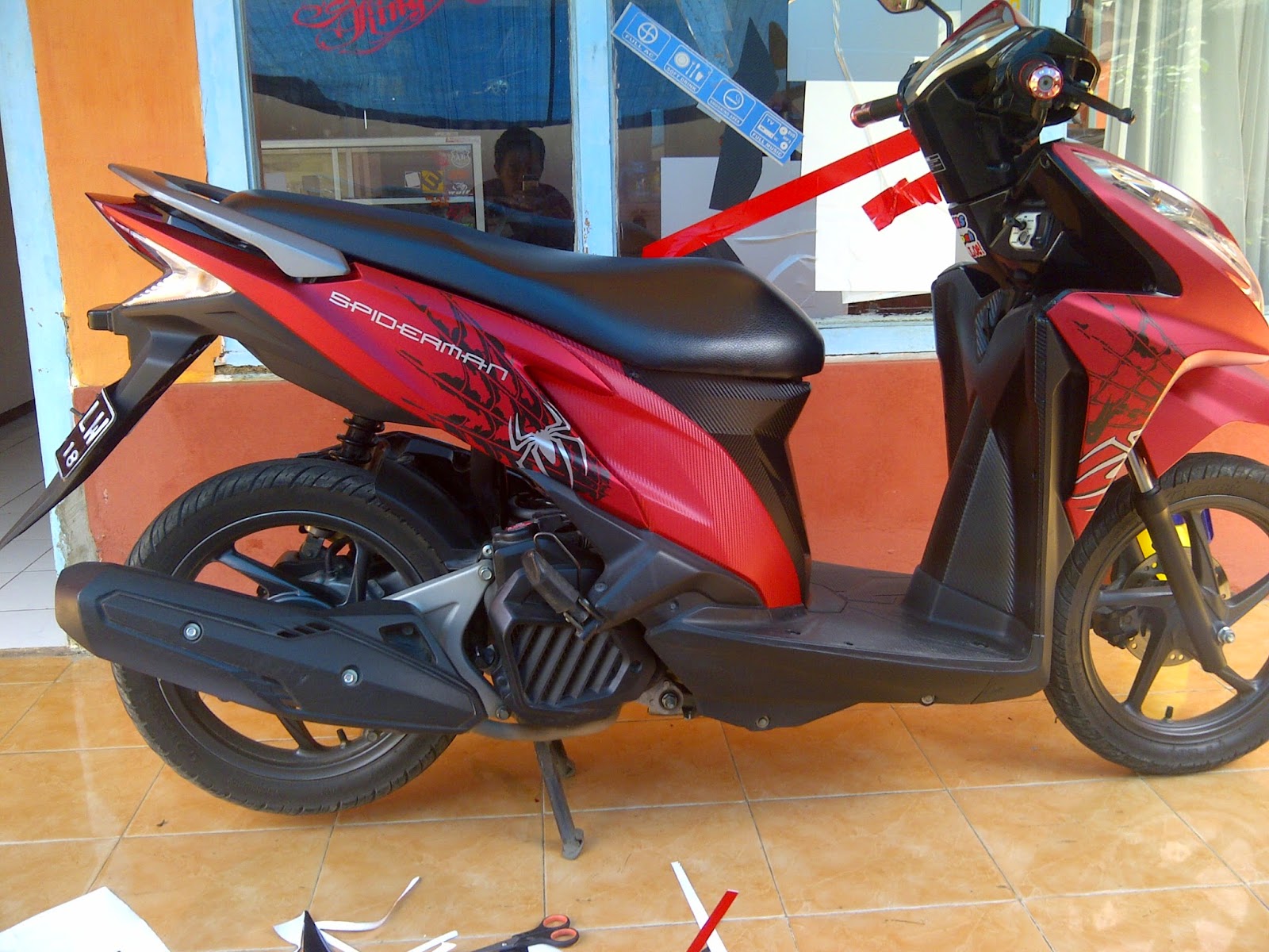 88 Modifikasi Motor Vario 125 Warna Merah Terbaru Dan Terlengkap