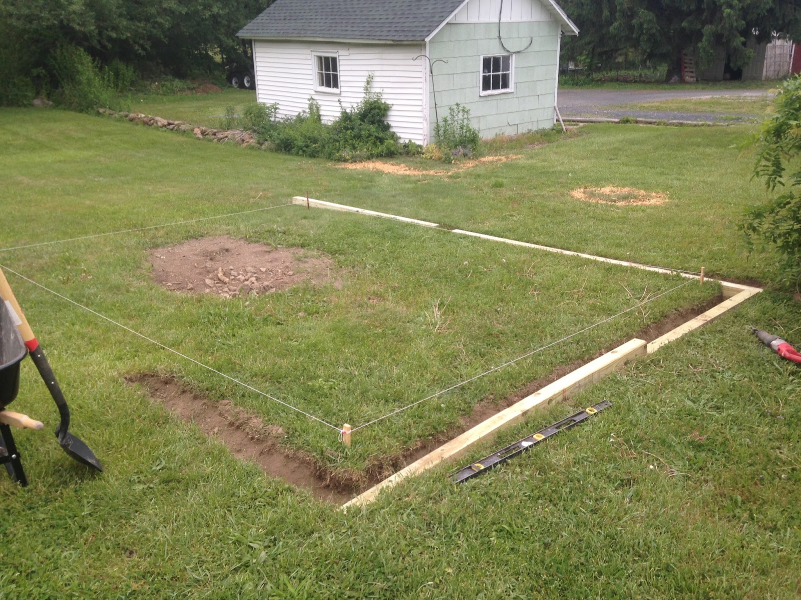 Shed Build: Stone Pad