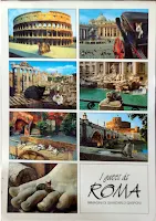 How to write a good postcard: Example postcard from Rome Italy