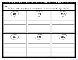 https://www.teacherspayteachers.com/Product/Groundhogs-Triple-Consonant-Blends-Picture-and-Word-Sort-521437