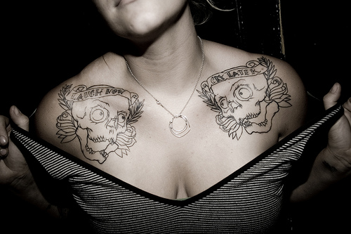 Chest Tattoos Design For Women