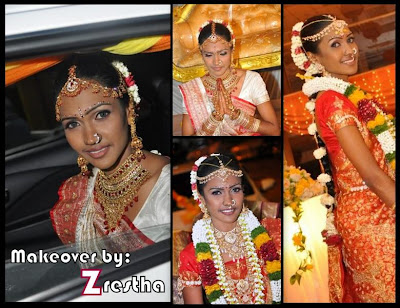 Indian Bridal Make up By Zrestha Wedding Ipoh Perak Wedding Reception