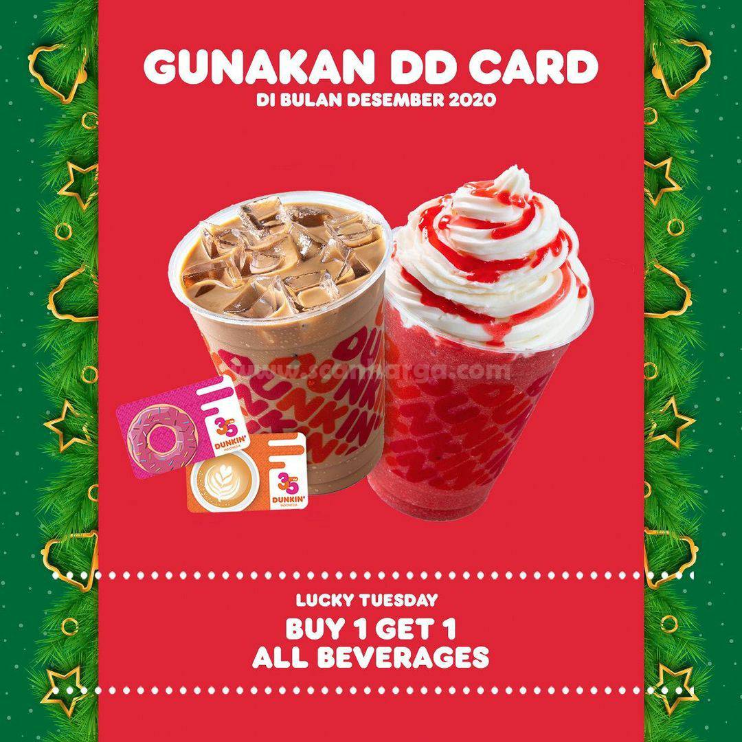 Dunkin Donuts Promo Beli 1 Gratis 1 Dengan DD Card*