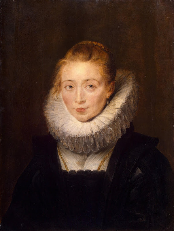 Portrait of Lady-in-Waiting to the Infanta Isabella by Pieter Paul Rubens - Portrait Paintings from Hermitage Museum