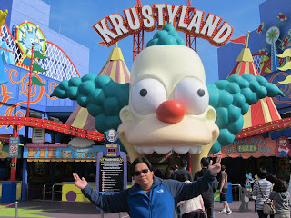 California Universal Studios Hollywood The Simpsons Ride Krustyland