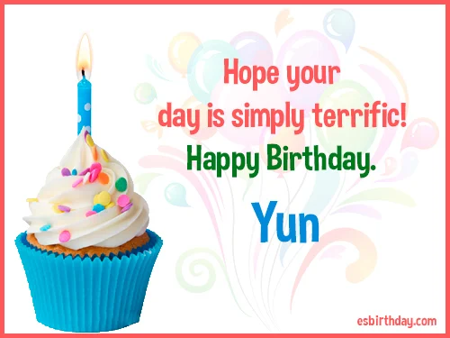 Yun Happy birthday