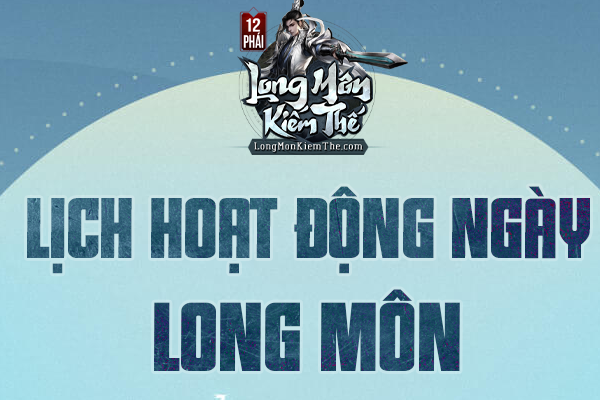 LỊCH HOẠT ĐỘNG HẰNG NGÀY TRONG GAME