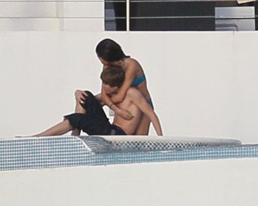 selena gomez y justin bieber en el. selena gomez y justin bieber