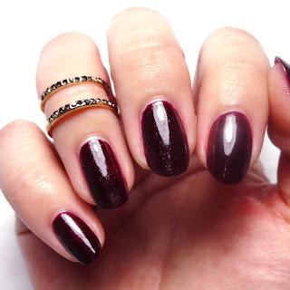 Black Cherry Red Nails