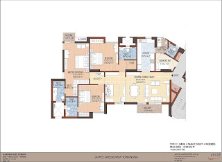 Jaypee Greens Garden Isles Floor Plan