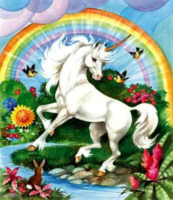 pictures of rainbows and unicorns. me at the unicorns farting