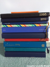 Collection of old diaries