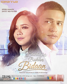 Bahagia Bukan Bidaan, Drama Adaptasi Novel, Drama Bahagia Bukan Bidaan, Drama Melayu, Slot Samarinda, TV3, Novel Bahagia Bukan Bidaan, Novelis Hessa Widad, 2018, Poster Drama Bahagia Bukan Bidaan, Cast, Pelakon Drama Bahagia Bukan Bidaan, Nora Danish, Dato Adi Putra, Zamarul Hisham, Ika Nabella, Wan Sharmila, Jonathan Putra, Arja Lee, Mak Wan, Jesse Lim, Hakeem Sufian, Lisdawati, Fauzi Nawawi, Sheryy Ibrahim, Azri Sabri, Cinta, Konflik Rumahtangga, Orang Ketiga, Drama Terbaru Nora Danish, 