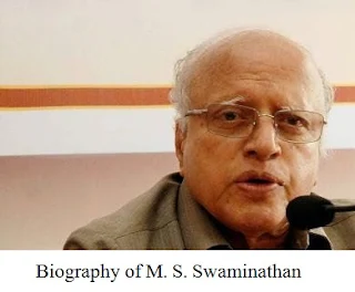 Biography of M. S. Swaminathan