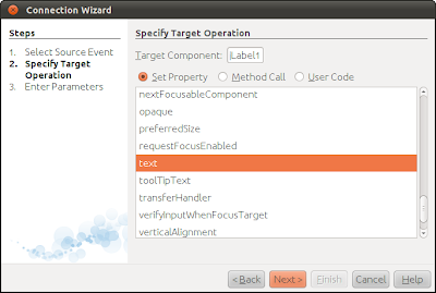 Specify Target Operation