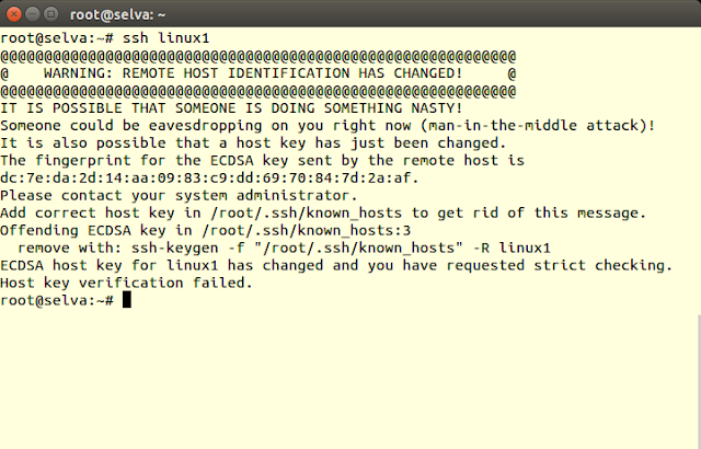 How to Fix SSH Host key verification failed on Linux