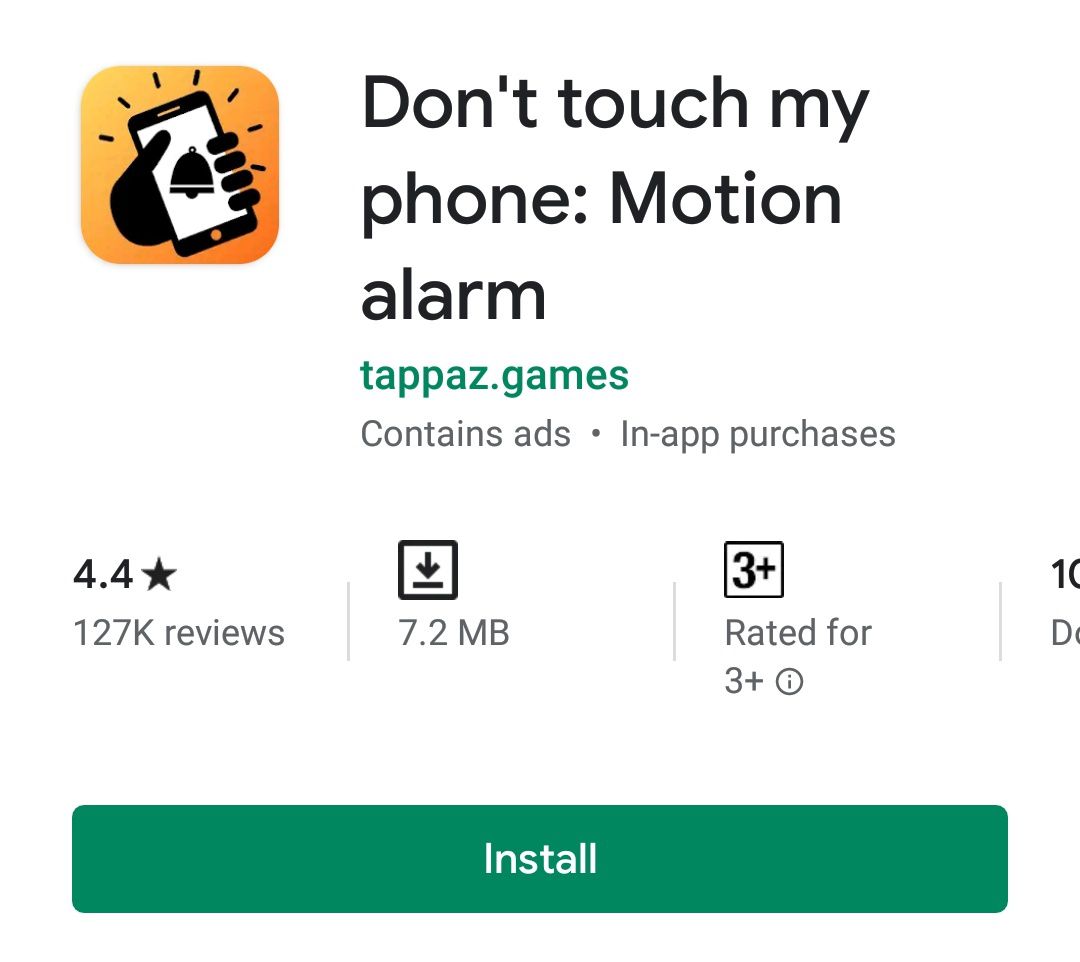 Dont Touch My Phone