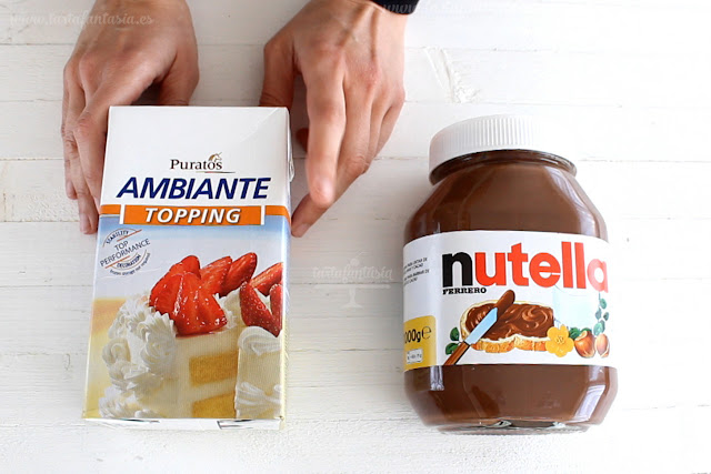 como hacer un Drip Cake de Nutella