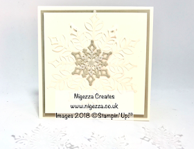 Snow is Glistening Christmas Card #7 Nigezza Creates