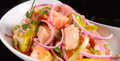 receta ceviche salmon peruano