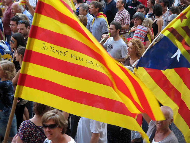 Manifestación de la Diada de Catalunya.